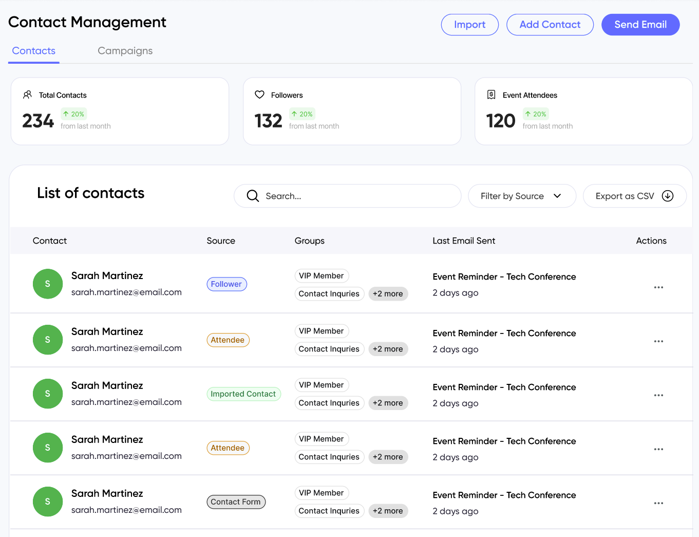Contact Management System